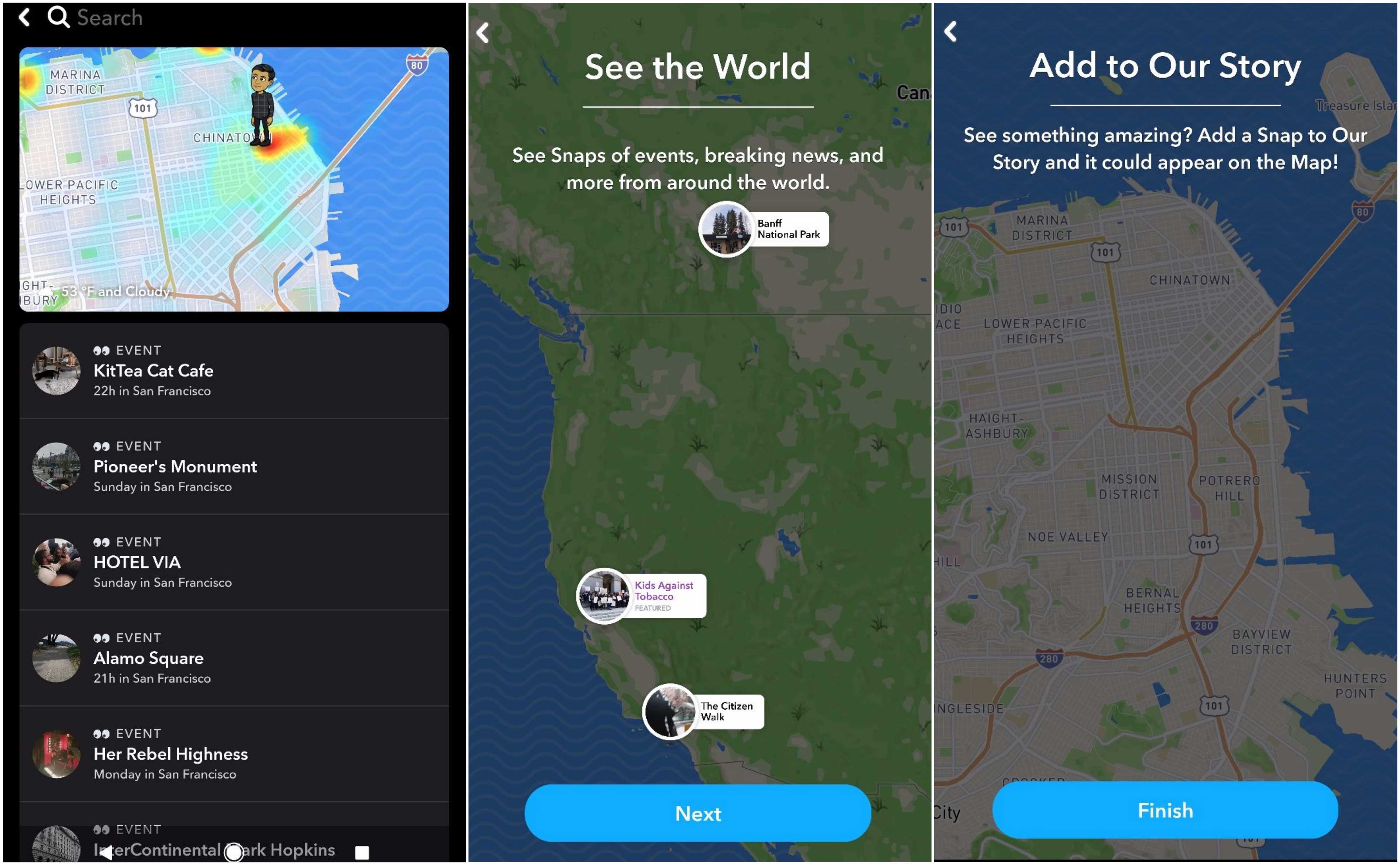 app engagement geolocation snapchat