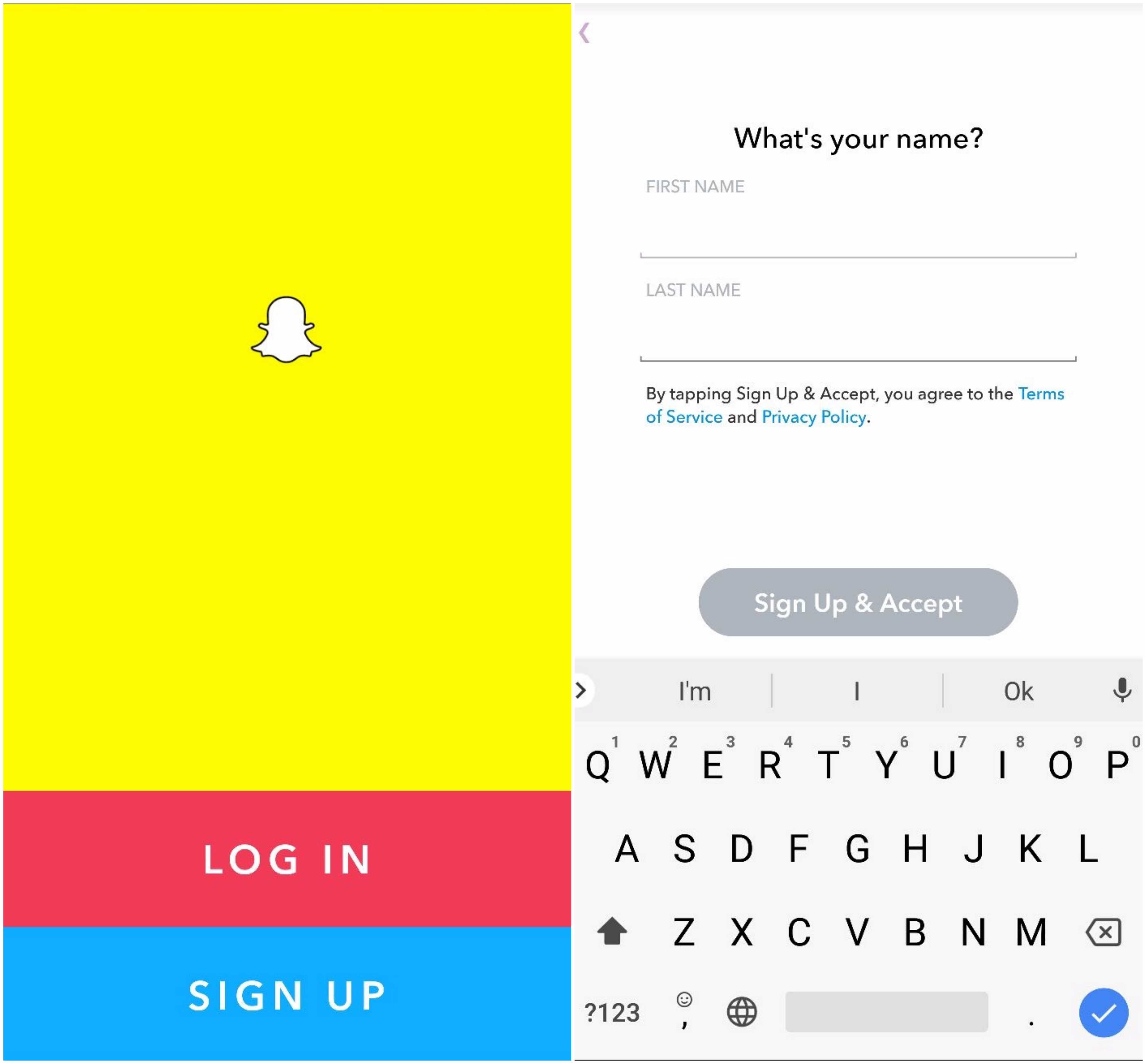 snapchat sign in online