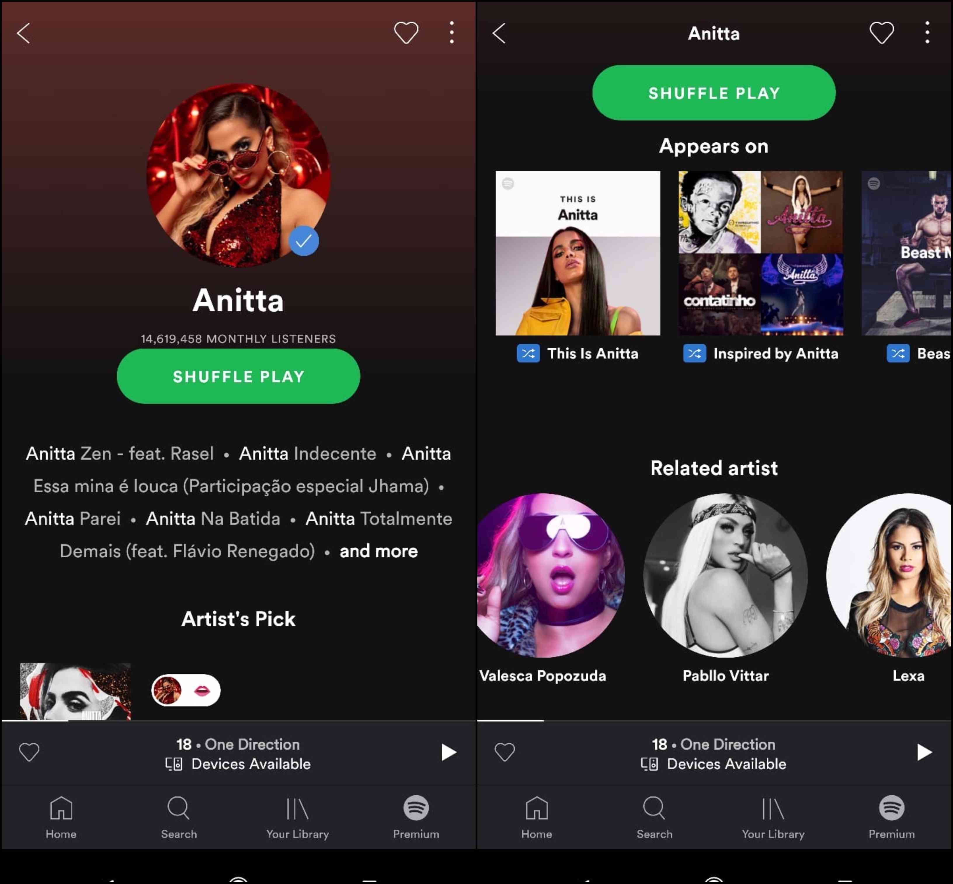 spotify for artist valid website link