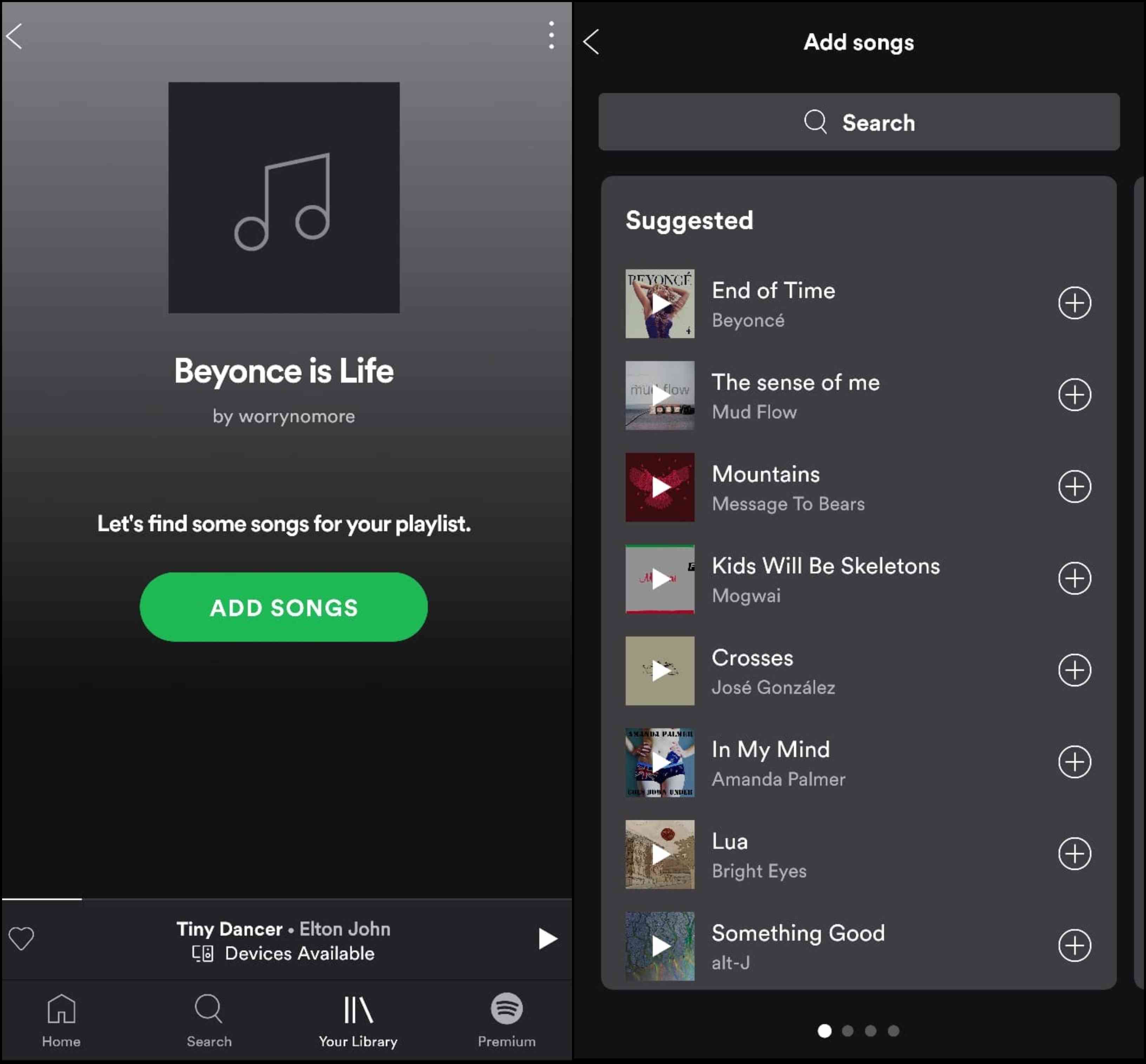 Spotify App Engagement Assisted Playlist