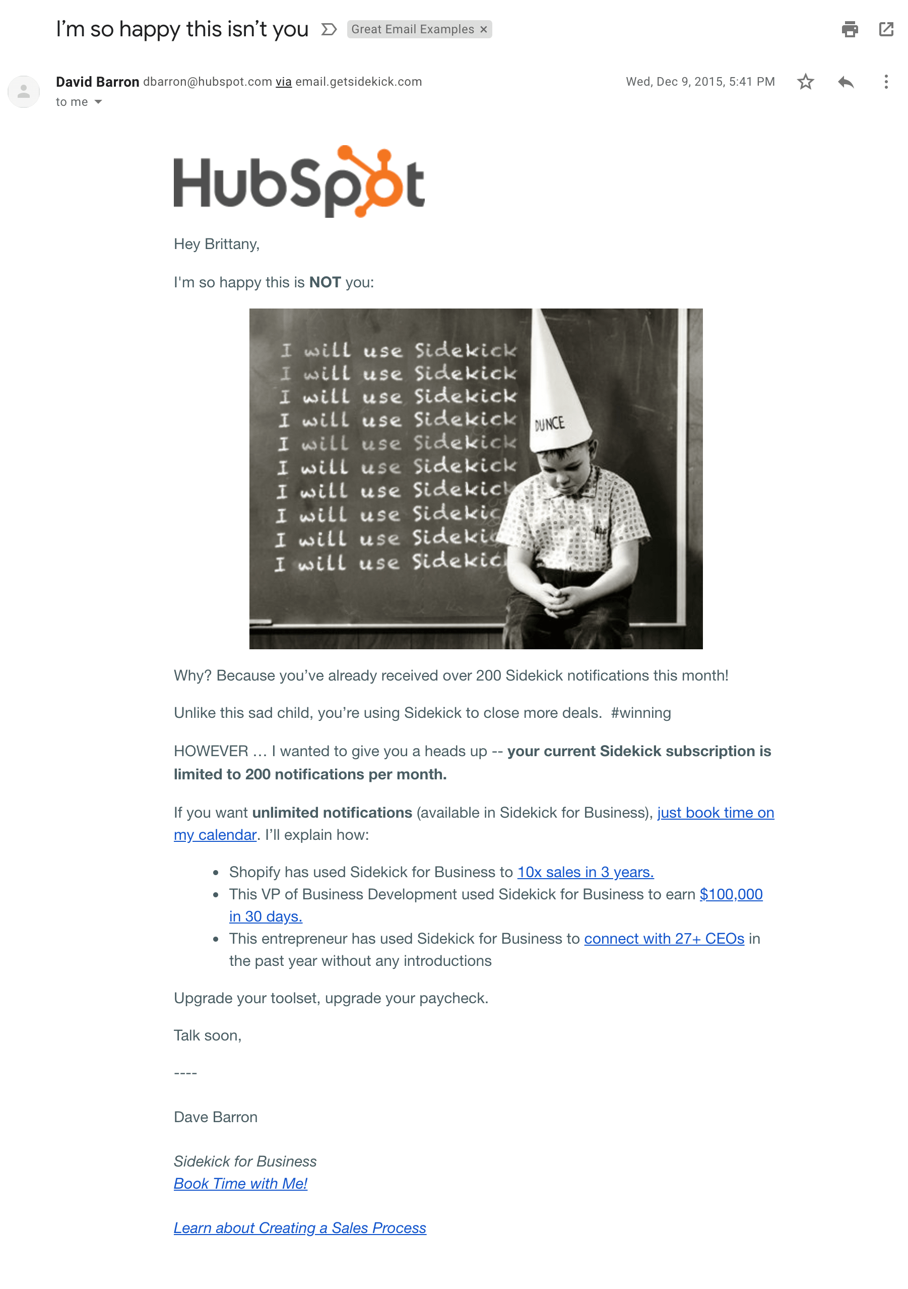 hubspot email subject