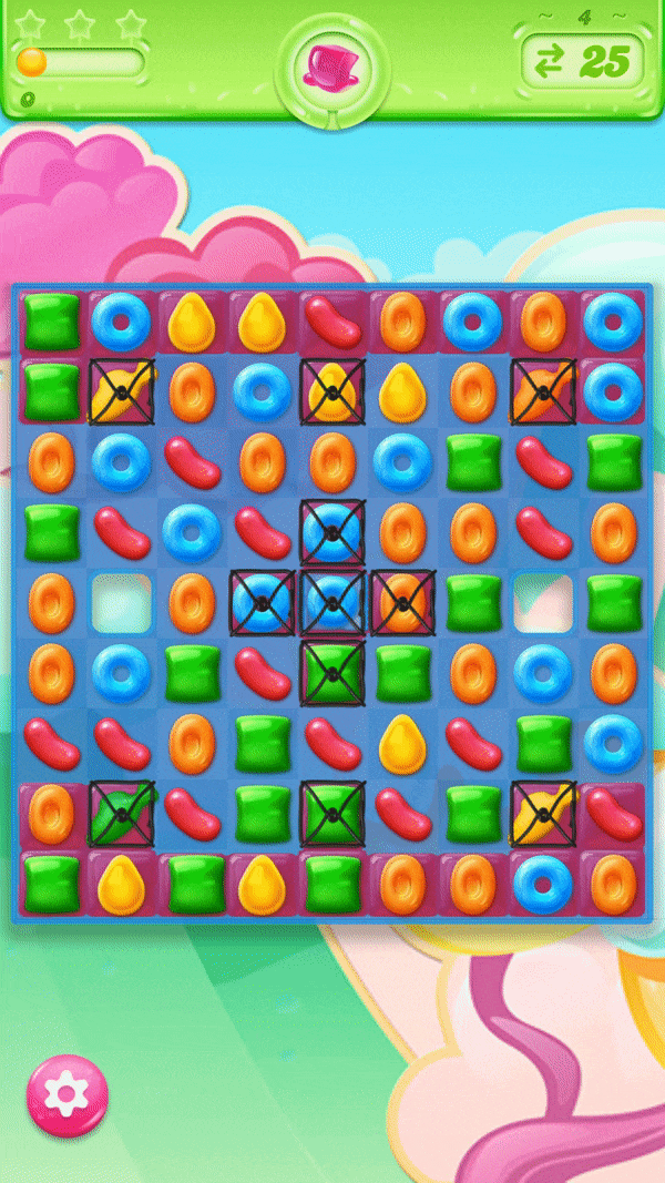 in-app engagement candy crush