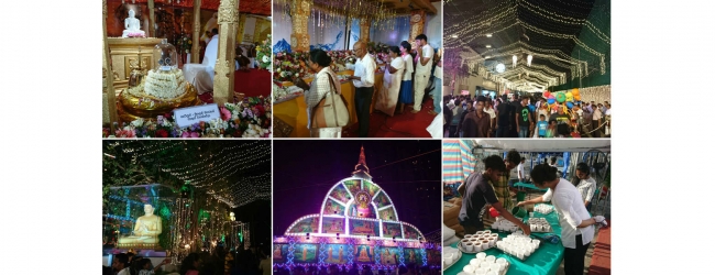 Sirasa-Union Assurance Vesak Zone: Day 2 attracts thousands of devotees