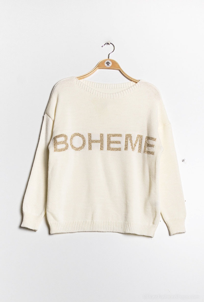 Sweater with script zh skin | Paris Fashion Shops