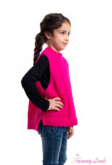 Pull fille 2-14 ans