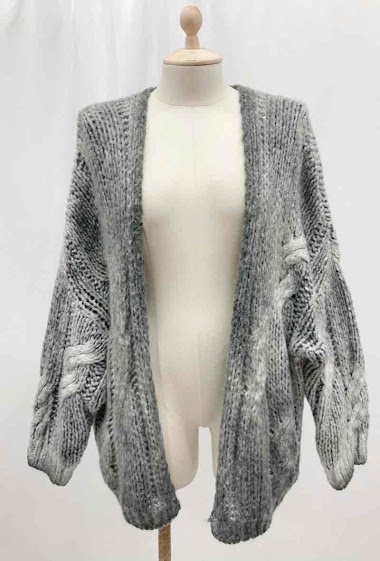 GILET MAILLE DELAVE KID MOHAIR