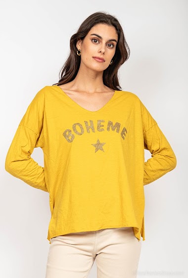 Tee shirt manches longues  "Bohème"