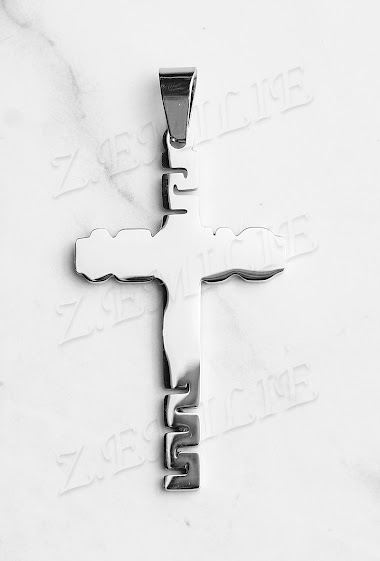 Pendentif acier croix