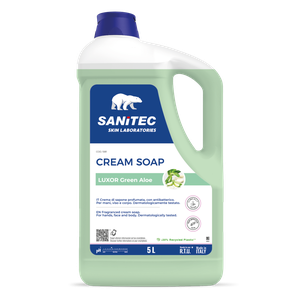 CREAM SOAP LUXOR GREEN ALOE 5 LITRI SANITEC
