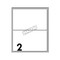 2 Etichette Adesive In Busta Bianche Markin 115x70mm