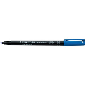 LUMOCOLOR PERMANENT BLU 317 M PUNTA MEDIA STAEDTLER