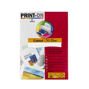 COLOR INK-JET COATED MI-TEINTES BIANCA CANSON A4 170gr