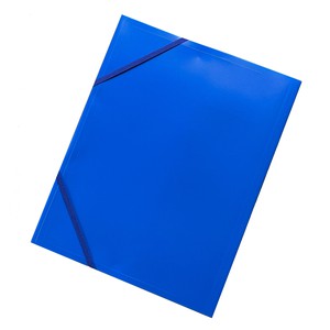 CARTELLINA 3 LEMBI IN PPL CON ELASTICO BLU HFP 24.5x31cm - Perego Carta