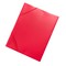 CARTELLINA 3 LEMBI IN PPL CON ELASTICO ROSSO VINACCIA HFP 24.5x31cm
