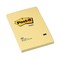 POST-IT NOTES CANARY LARGE QUADRETTI 662 GIALLO CANARIO 3M 10.2x15.2cm