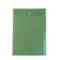 BUSTA PORTADOCUMENTI VERTICALE CON VELCRO VERDE HFP 33.5x24cm