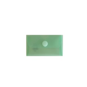 BUSTA PORTADOCUMENTI CON VELCRO VERDE HFP 10.5x6.3cm}