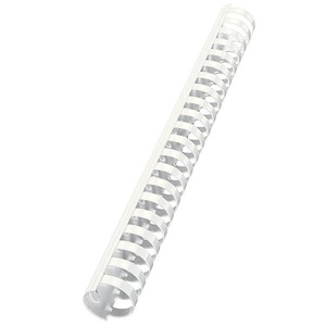 Dorsetti Plastici rilegafogli a Spirale - Bianco Diametro 14 mm - Capacità  81-100 fg/80 gr