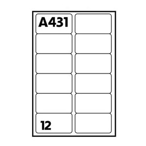 8 ETICHETTE ADESIVE IN FOGLI A4 VERDE FORM 101x72mm - Perego Carta