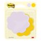 FOGLIETTI POST-IT NOTES SAGOMATI A FORMA DI FIORE BC-2075-FL-EU 3M 7.2x7.2cm