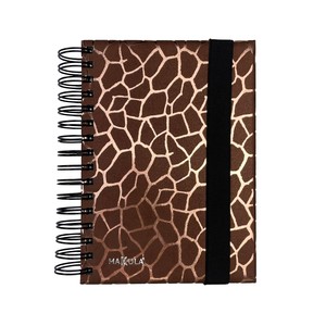 NOTEBOOK MAKULA BRONZE GIRAFFE PUNTINATO 100 FOGLI}