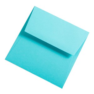 BUSTA COLORPLAN STRIP TURQUOISE PEREGO CARTA 15.5x15.5cm