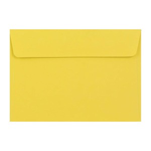 BUSTA OFFICE COLOR STRIP GIALLO INTENSO ELCO 11.4x16.2cm C6}