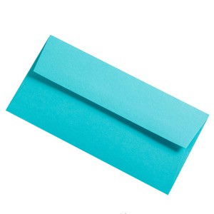 BUSTA COLORPLAN STRIP TURQUOISE PEREGO CARTA 11x22cm DL