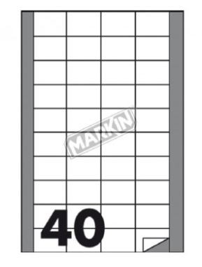 8 ETICHETTE ADESIVE IN FOGLI A4 VERDE FORM 101x72mm - Perego Carta