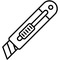 CUTTER A SCATTO IN ACCIAIO LAMA 9 MM SIAM