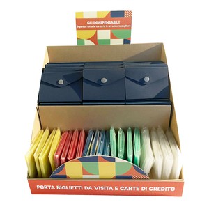 ESPOSITORE PORTA CARTE E BIGLIETTI DA VISITA PEREGO CARTA 32x27.5cm}