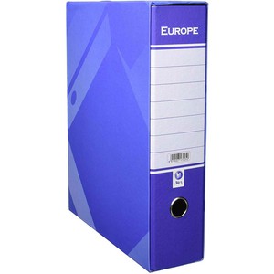 REGISTRATORE A LEVA EUROPE BLU ARCA 35x28.5x8cm}