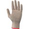 GUANTI COTONE NATURALE BORDINO ROSSO MAC-TUK TAGLIA: M