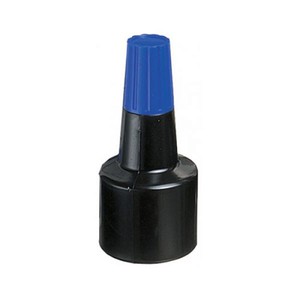 INCHIOSTRO BASE ALCOOL PER TIMBRI IN GOMMA 30ML BLU IN LINEA}