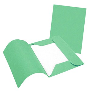 CARTELLINA 3 LEMBI MANILLA VERDE CARTOTECNICA DEL GARDA 200gr