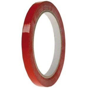 NASTRO SIGILLATORE ADESIVO PVC ROSSO 9mm x 66MT - Perego Carta