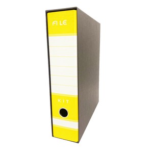 REGISTRATORE A LEVA KIT FILE GIALLO 35x28.5x8cm