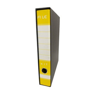 REGISTRATORE A LEVA KIT FILE GIALLO 35x28.5x5cm