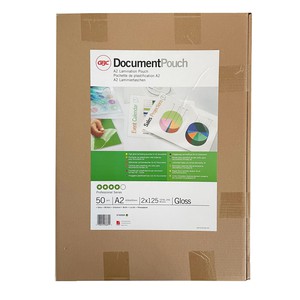 POUCHES PER PLASTIFICATRICI DOCUMENT POUCH GBC 42.6 cm x 60 cm 125µm}