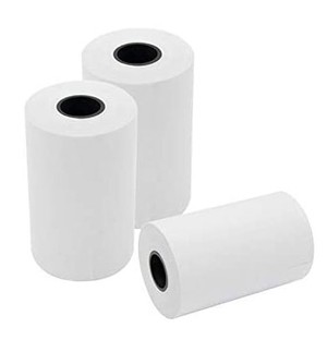 ROTOLINO TERMICO 57mm x 20MT Foro 12.7mm BIANCO