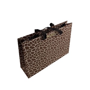 SHOPPER MAKULA CREAM GIRAFFE 36X24cm