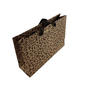 SHOPPER MAKULA CARAMEL LEOPARD 36X24cm}