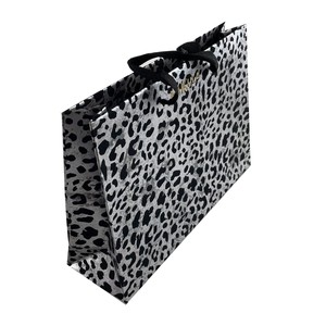 SHOPPER MAKULA PLATINUM LEOPARD 53X37cm