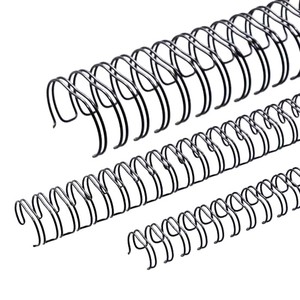 SPIRALI WIRE NERE TOSINGRAF Ø 4.8mm 25 FOGLI RILEGABILI