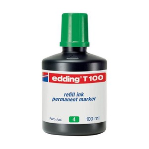 REFILL INK PERMANENT MARKER T100 VERDE EDDING}