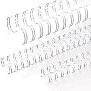 SPIRALI WIRE BIANCHE TOSINGRAF Ø 4.8mm 25 FOGLI RILEGABILI