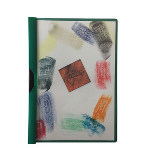 CARTELLINA CLIP METALLO VERDE HFP 22x30.5cm