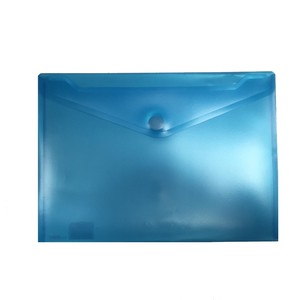 BUSTA PORTADOCUMENTI CON VELCRO BLU HFP 33.5x23.5cm