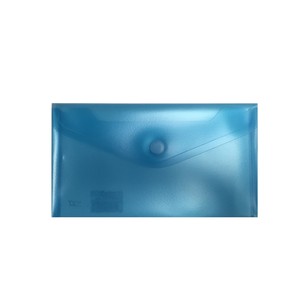 BUSTA PORTADOCUMENTI CON VELCRO BLU HFP 22.5x12.5cm}