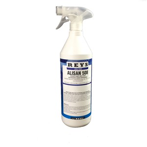 ALISAN 508 DISINFETTANTE SUPERFICI 1 LITRO + TRIGGER SPRAY REYS